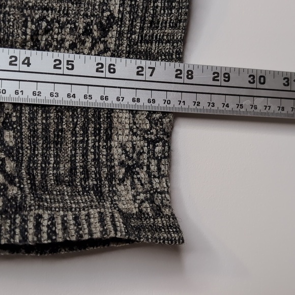 Vintage Eric Alexandre Black and Cream Knit Patterned Vest Size 40 Large Womens - Picture 11 of 11